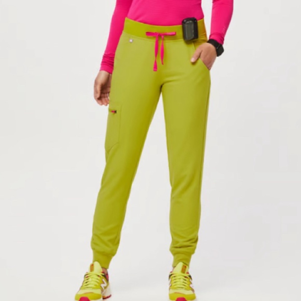 Figs Zamora high waisted jogger scrub technical collection bottoms size small